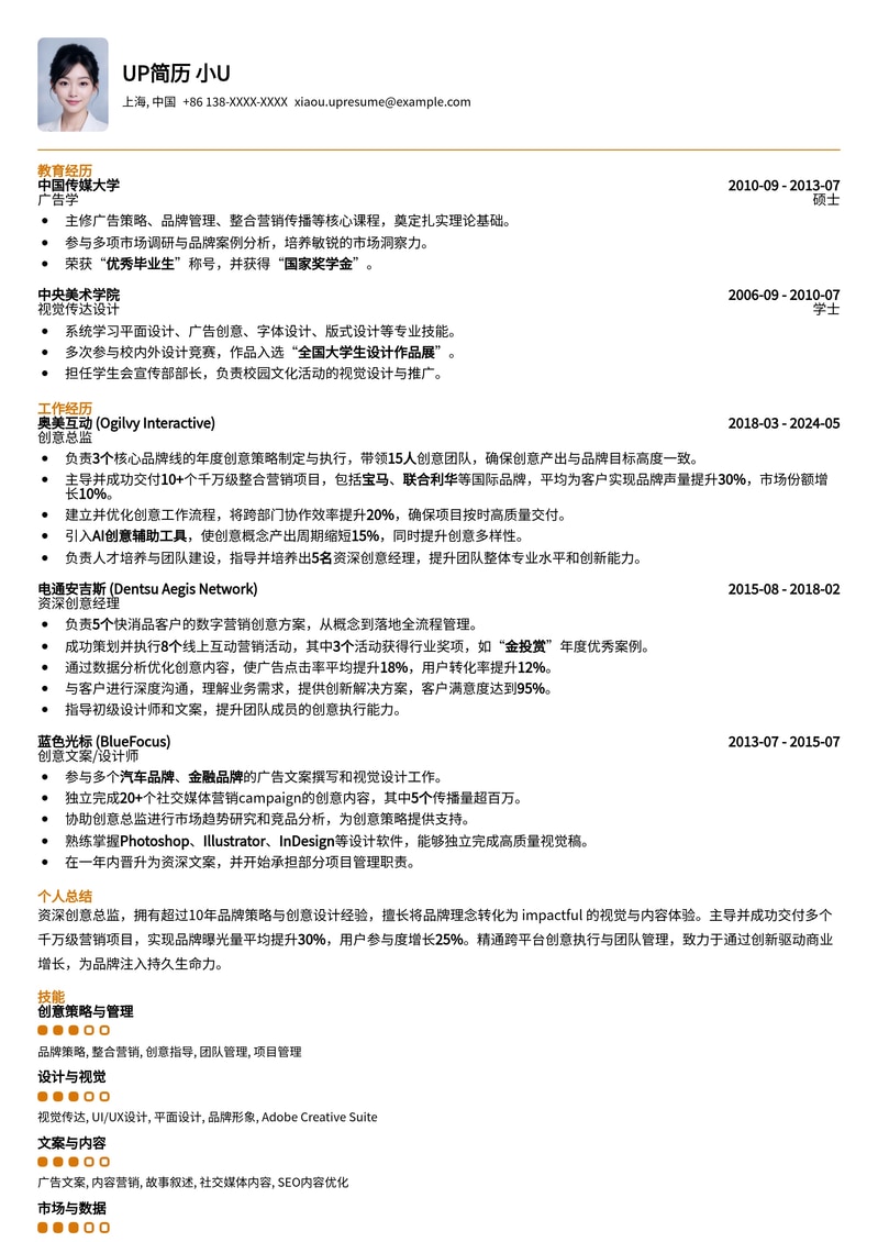 【创意总监】艺术与商业并济，打造品牌影响力